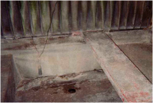 下部水槽整備前